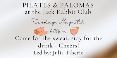Imagem principal do evento Pilates & Palomas at the Jack Rabbit Club