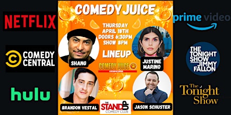 Netflix Headliners! FREE Tickets to The Stand Up Club, Bellflower 4/18!