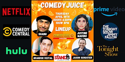 Imagem principal de Netflix Headliners! FREE Tickets to The Stand Up Club, Bellflower 4/18!