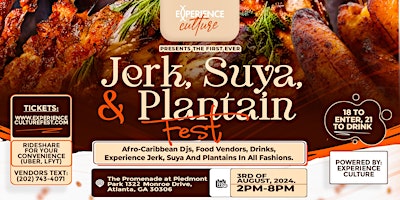 Jerk, Suya, & Plantain Food Festival-Atlanta primary image