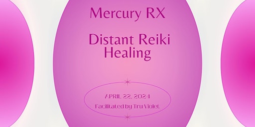 Imagen principal de Mercury RX Community Distant Reiki Healing Session