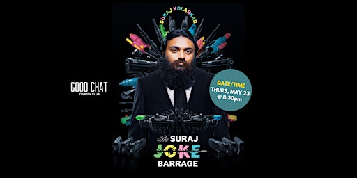 Imagem principal do evento Suraj Kolarkar | The Suraj Joke Barrage