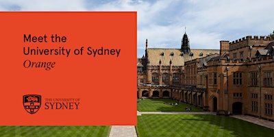 Imagem principal do evento Meet the University of Sydney - Orange