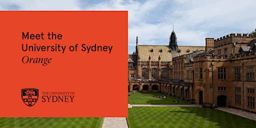 Imagem principal do evento Meet the University of Sydney - Orange
