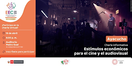 Imagem principal de [Ayacucho] Estímulos económicos para el cine y audiovisual
