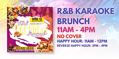 R&B Karaoke Brunch primary image