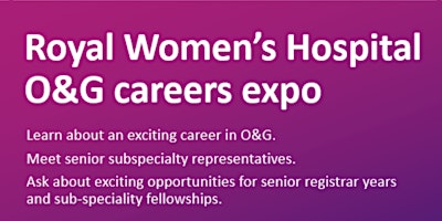 Primaire afbeelding van The Women's - O&G careers expo 2024