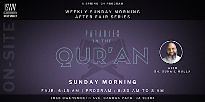 Imagen principal de ISWV: Parables in the Qur'an