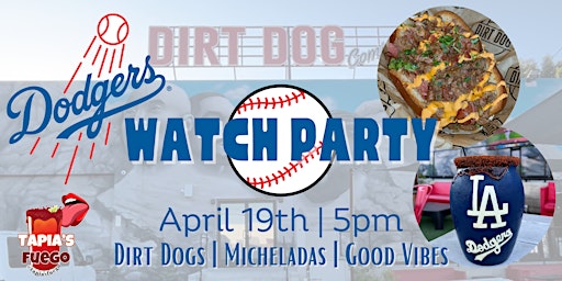 Imagem principal do evento Dodgers Game Watch Party