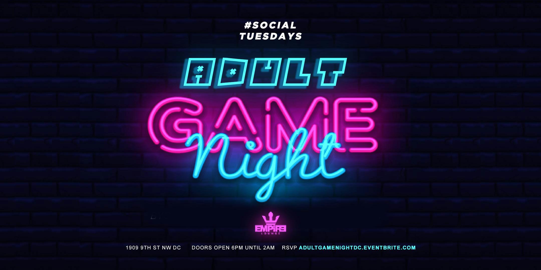 #SOCIALTUESDAYS: ADULT GAME NIGHT + TACO TUESDAYS