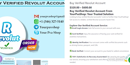 Hauptbild für Buy Verified Revolut Account