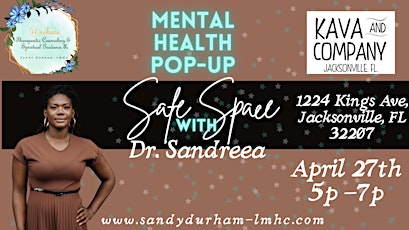 Safe Space with Dr. Sandreea:  A Mental Health Pop-Up Event