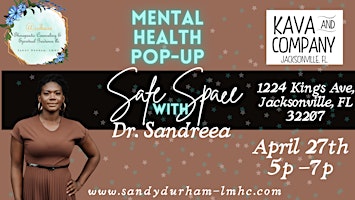 Hauptbild für Safe Space with Dr. Sandreea:  A Mental Health Pop-Up Event