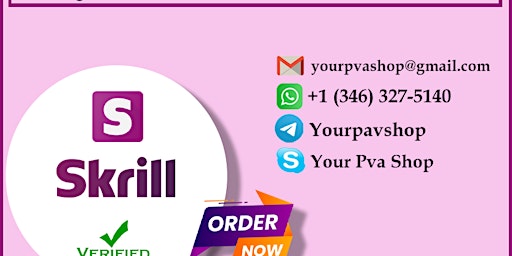 Best Place to Buy Verified Skrill Accounts in Whole ... primary image