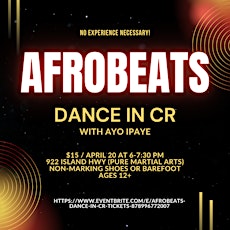 Afrobeats Dance Class in CR