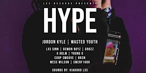 Imagem principal do evento HYPE ft. Jordon Kyle - Sioux Falls, SD - August, 9th 2024