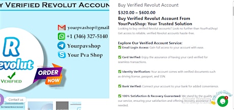 How to Buy a Verified Revolut Account