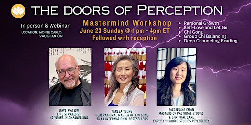 Imagen principal de Doors of Perception MasterMind Seminar (In person/webinar)