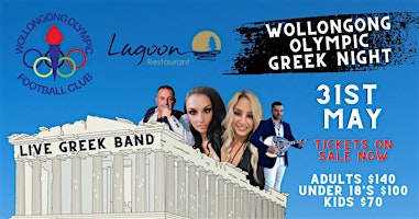 Immagine principale di Wollongong Olympic Greek Night @ The Lagoon 