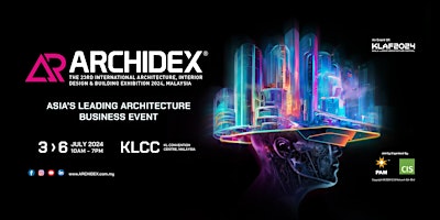 Imagem principal do evento ARCHIDEX 2024 – International Architecture, Interior Design & Building Expo