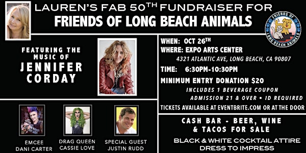 Lauren's Fab 50 Fundraiser for Friends of Long Beach Animals