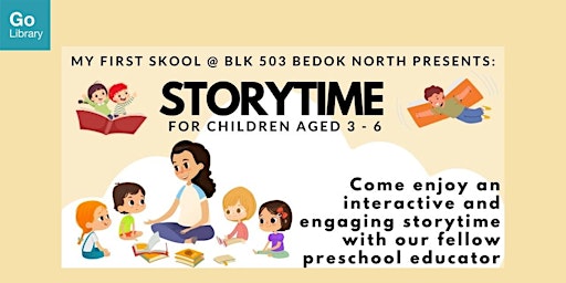Image principale de Storytime with My First Skool Educator!