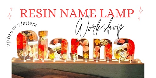 Imagen principal de Resin Name Lamp Workshop