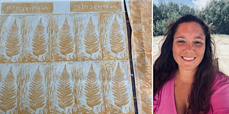 Jarjums Lino printing with Mahala Burns