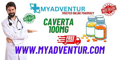 Imagem principal do evento Caverta 100mg - (sildenafil) ED medication for men’s health