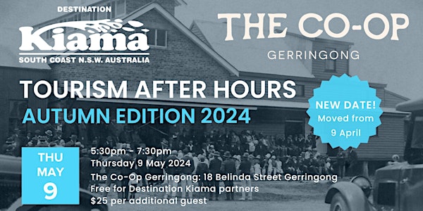 Tourism After Hours - NEW DATE Autumn  2024 Networking Event