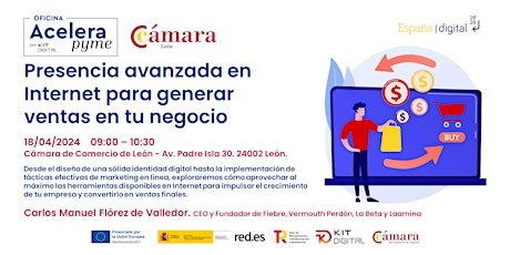 Imagem principal do evento Presencia avanzada en Internet para generar ventas en tu negocio