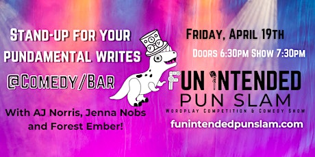 Fun Intended Pun Slam! Wordplay and Comedy Competition SPECIAL FRIDAY SHOW!