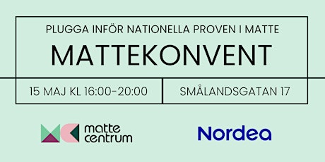 Imagen principal de Mattekonvent VT24 @ Nordea  Stockholm