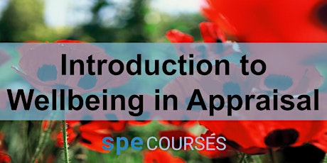 SPE Courses: Introduction to Wellbeing in Appraisal