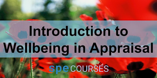 Primaire afbeelding van SPE Courses: Introduction to Wellbeing in Appraisal