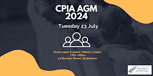 Imagem principal do evento CPIA AGM 2024