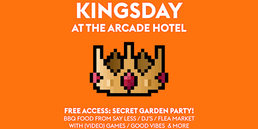 Imagem principal do evento Kingsday: Secret Garden Party