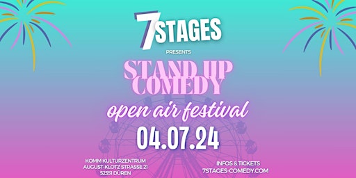 Hauptbild für 7stages Comedy Open Air Festival