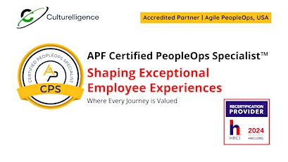 APF Certified PeopleOps Specialist™ (APF CPS™) | May 2-3, 2024  primärbild