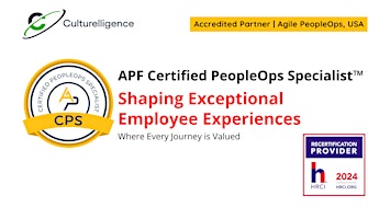 Immagine principale di APF Certified PeopleOps Specialist™ (APF CPS™) | May 2-3, 2024 