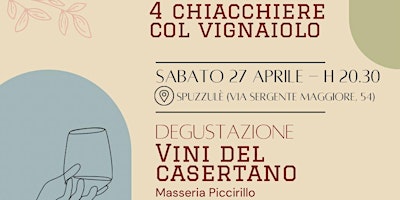 Degustazione Vini: Quattro Chiacchiere col Vignaiolo primary image