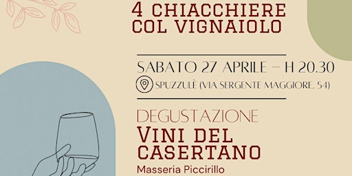 Primaire afbeelding van Degustazione Vini: Quattro Chiacchiere col Vignaiolo