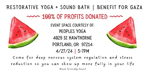 Imagem principal do evento Restorative Yoga + Sound Bath