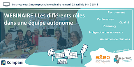 Webinaire I Les rôles dans une équipe autonome