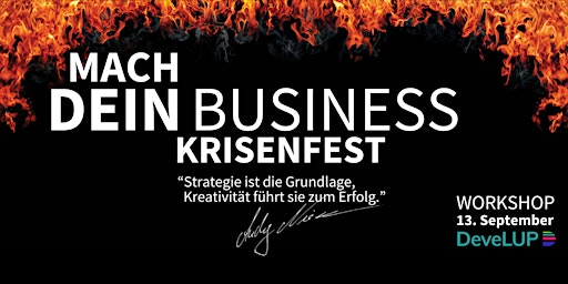 Mach Dein Business krisenfest - Workshop 13.September  primärbild