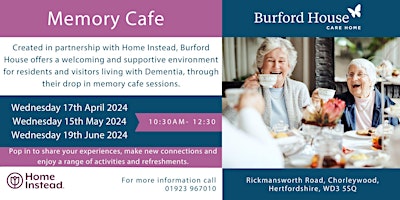 Imagem principal de A welcoming cafe for those living with Dementia