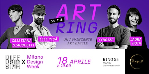 Primaire afbeelding van "ART ON THE RING" - art battle in occasione di DIFFUSISSIMA @Ring55