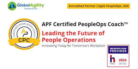 APF Certified PeopleOps Coach™ (APF CPC™) | May 28-31, 2024