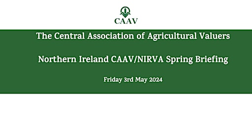 Image principale de CAAV NIRVA Spring Briefing 2024