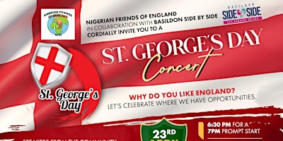 Imagem principal do evento St. George's Day Celebration